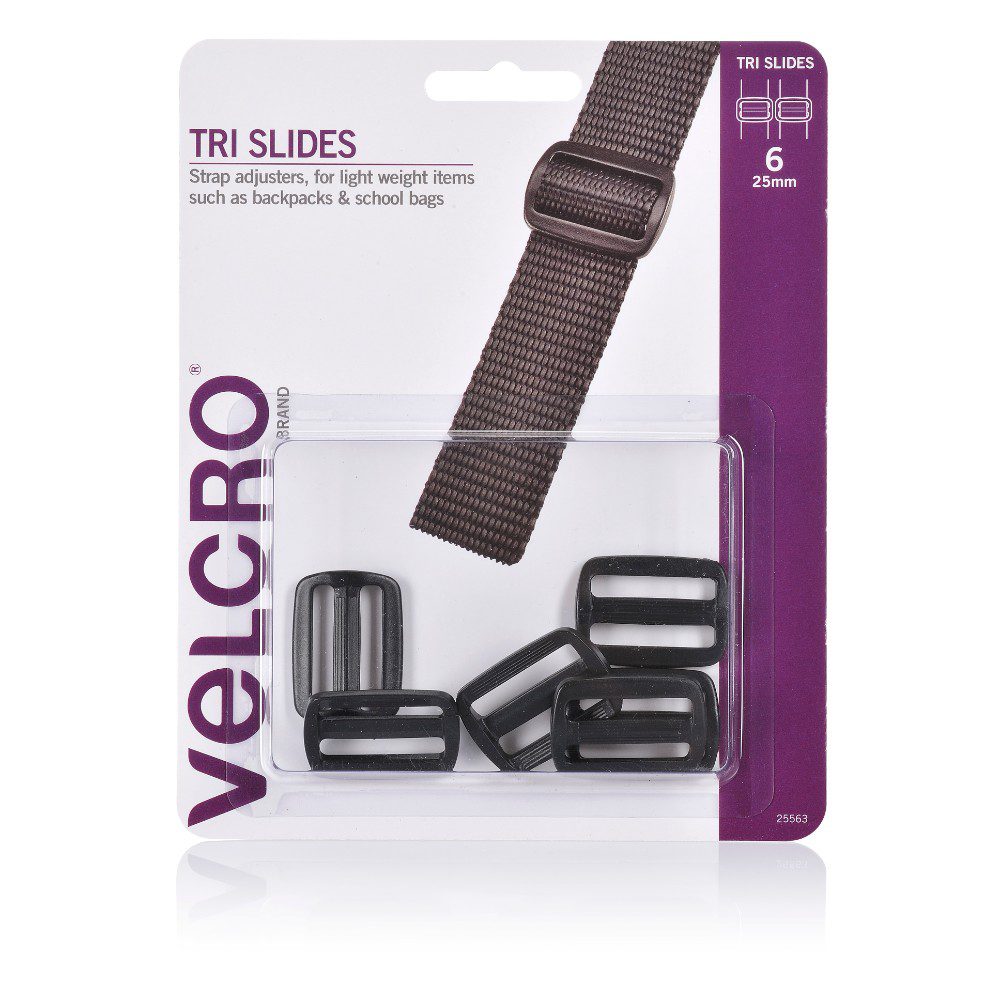 VELCRO BRAND TRI SLIDES FOR BACKPACKS