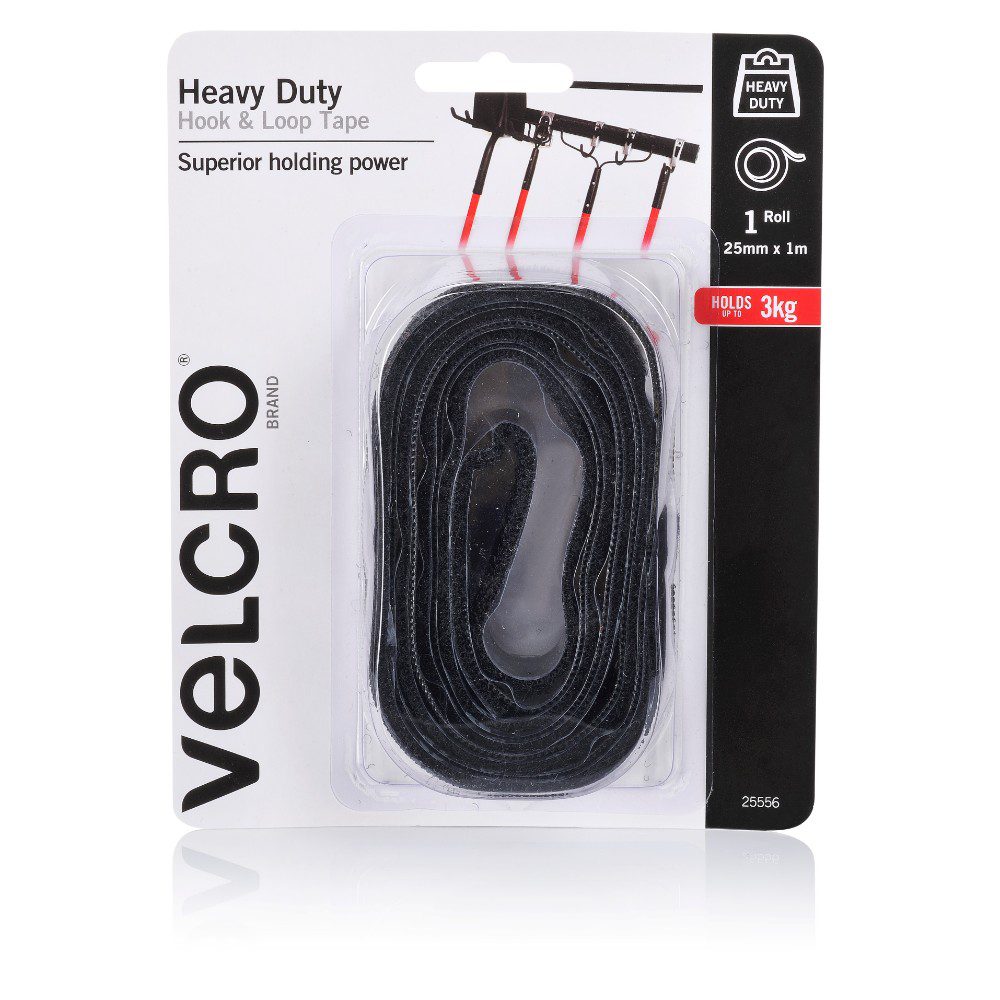 VELCRO Brand Heavy Duty Stick On Hook And Loop Self Adhesive Tape